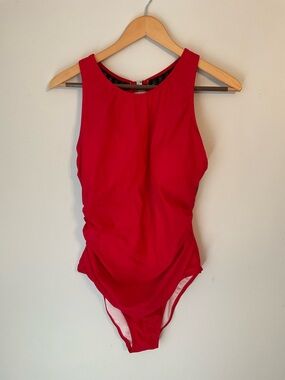 Red & Black One-Piece Swimsuit SZ.L